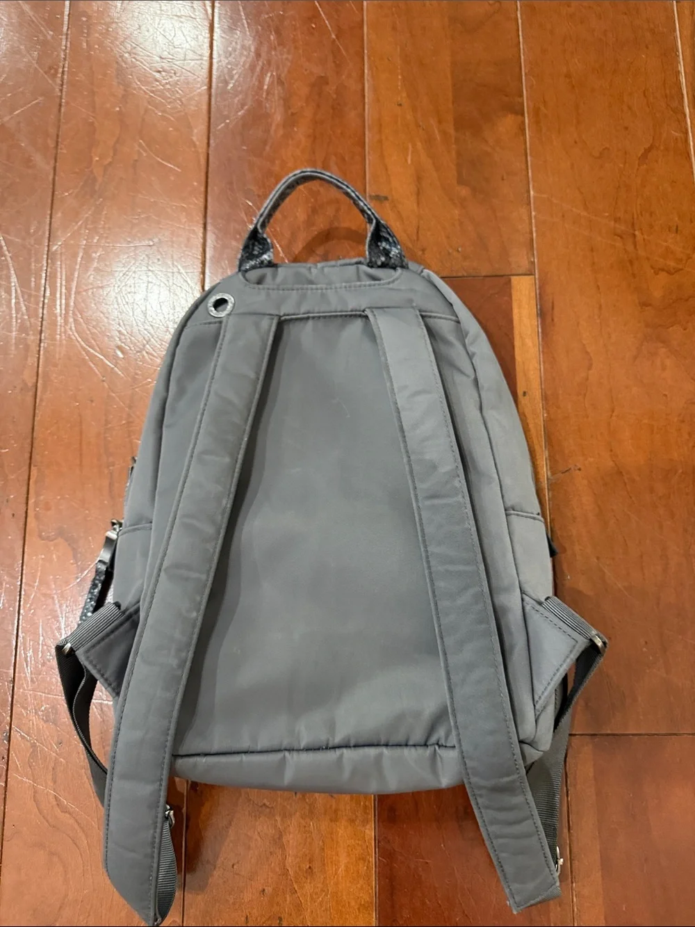 Baggallini Gray Nylon Mini Backpack